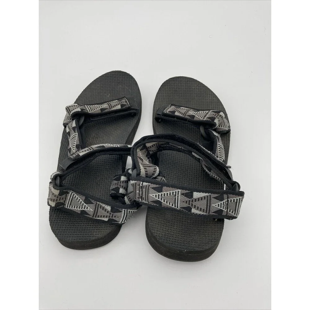 TEVA Original BLACK/GREY OUTDOOR Men’s SANDALS SIZE US 7